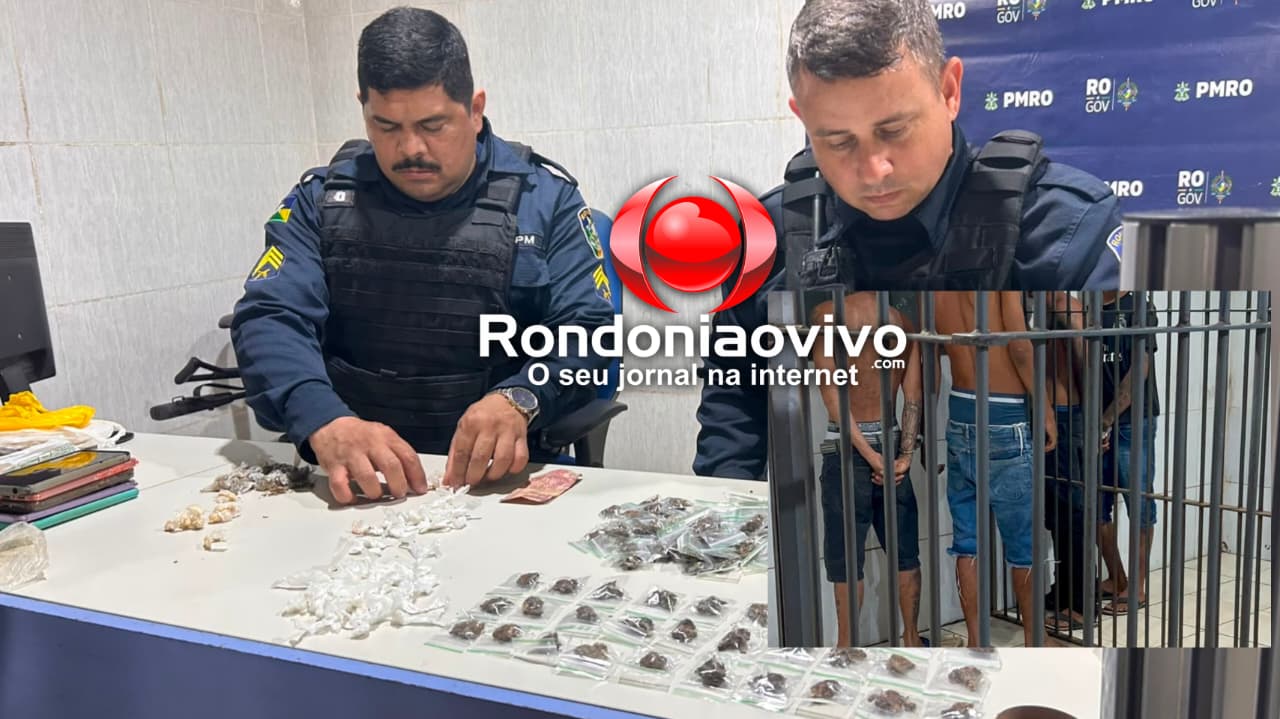 NO MARIANA: Quadrilha é flagrada com cerca de 200 porções de drogas