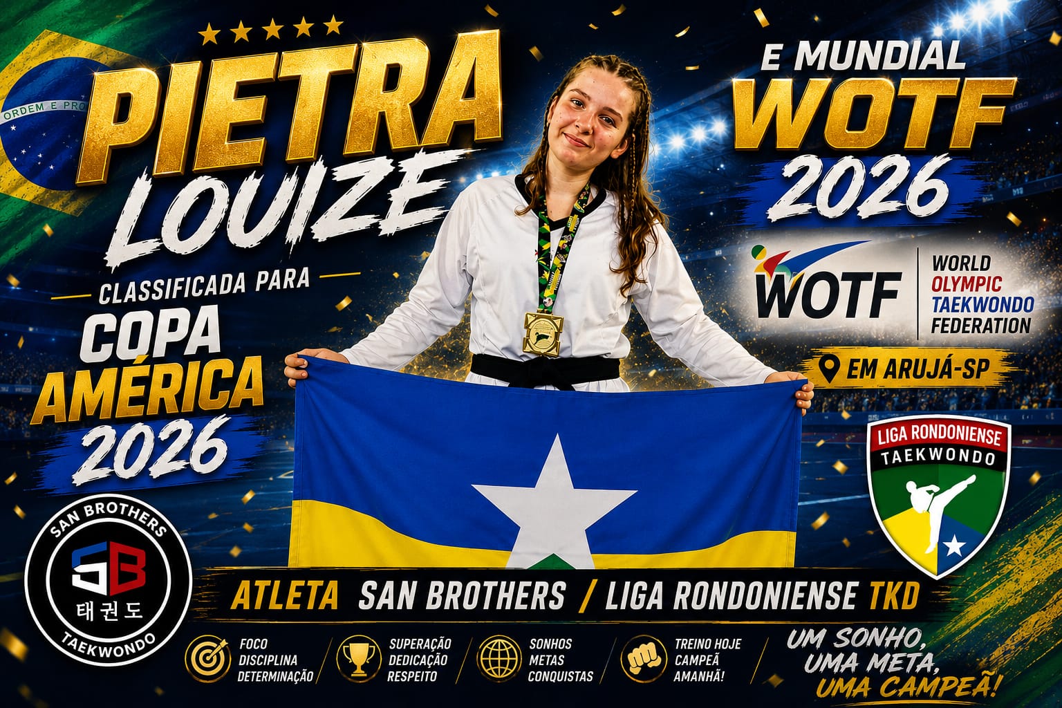 TAEKWONDO: Atletas de Rondônia conquistam vagas para competições internacionais