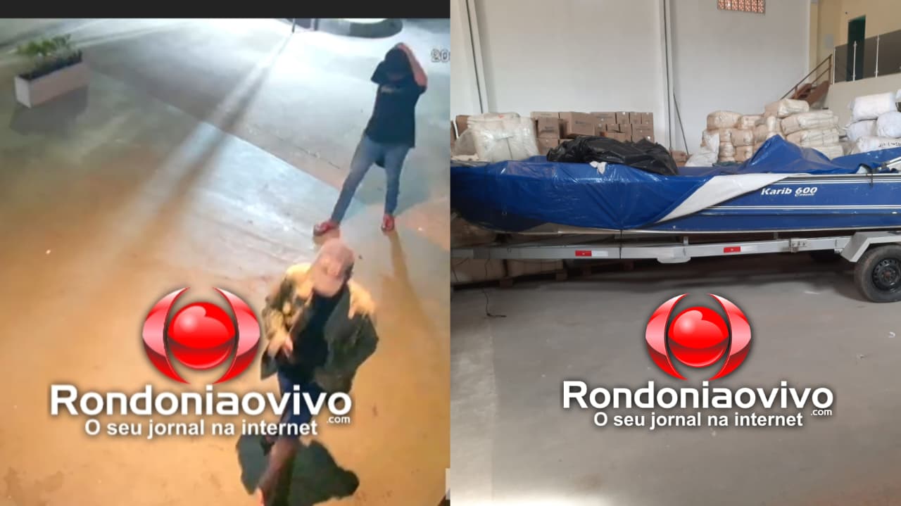 VÍDEO: Donos oferecem recompensa de R$ 5 mil após furto de barco, motor e carretinha