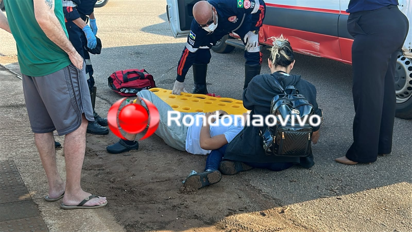 VÍDEO: Mulher sofre grave fratura exposta em acidente na Calama