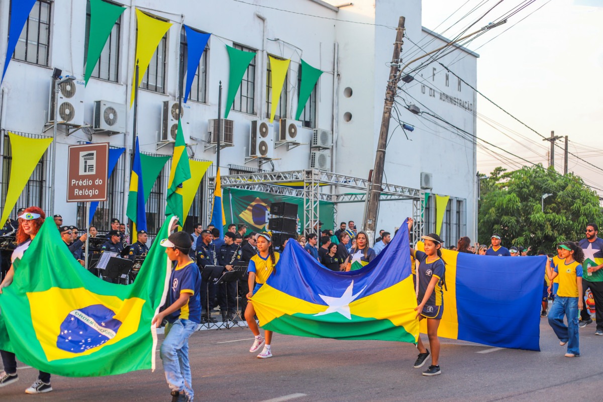 DESFILE CÍVICO: Porto Velho terá desfile cívico de escolas nesta terça-feira