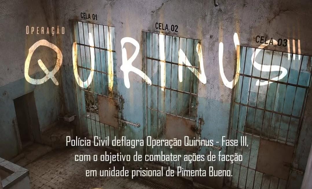 QUIRINUS: Draco faz operação em presídio contra facção criminosa