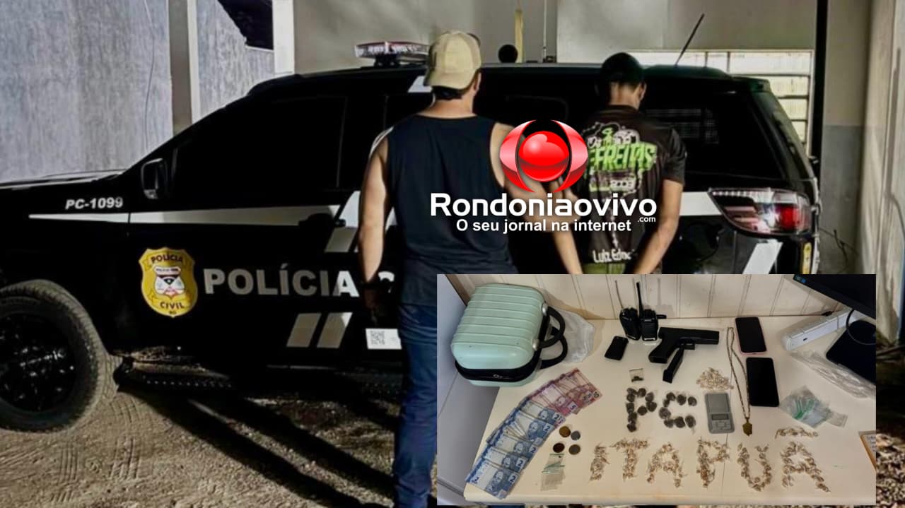 VULGO 'ÍNDIO': Disciplina de facção é preso por tráfico de drogas pela PC