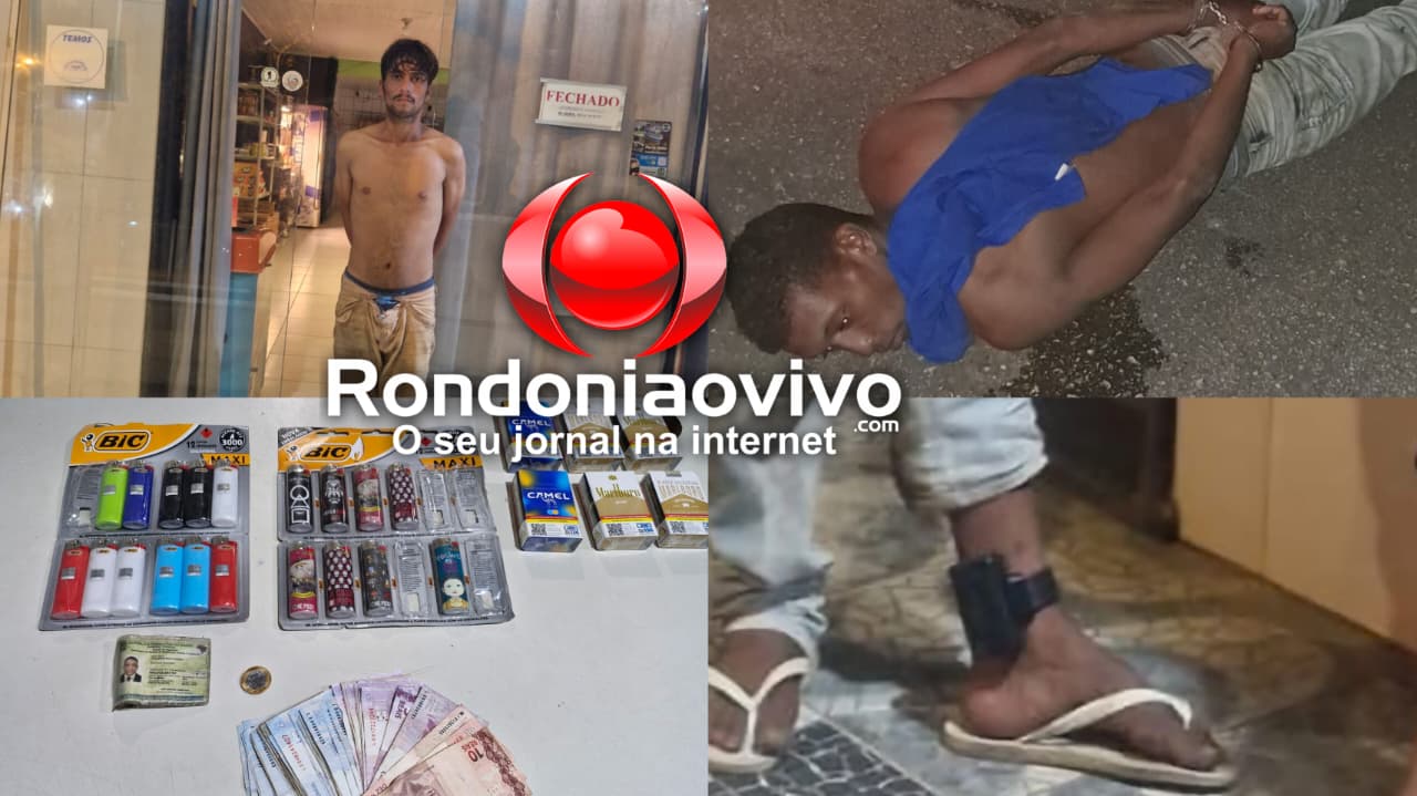 VÍDEO: Mais um apenado com tornozeleira é preso por furto na região Central