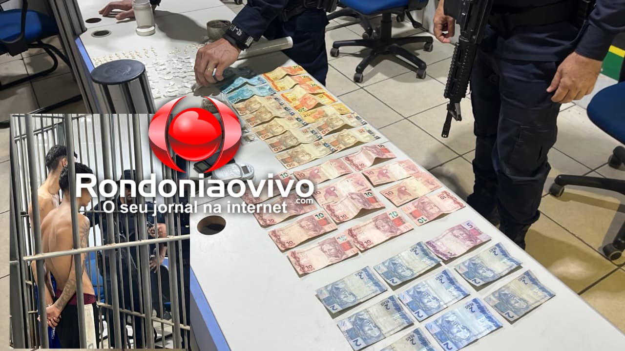 NO ABUNÃ: Bar 'Dama da Noite' é fechado e dupla flagrada com 156 porções de drogas