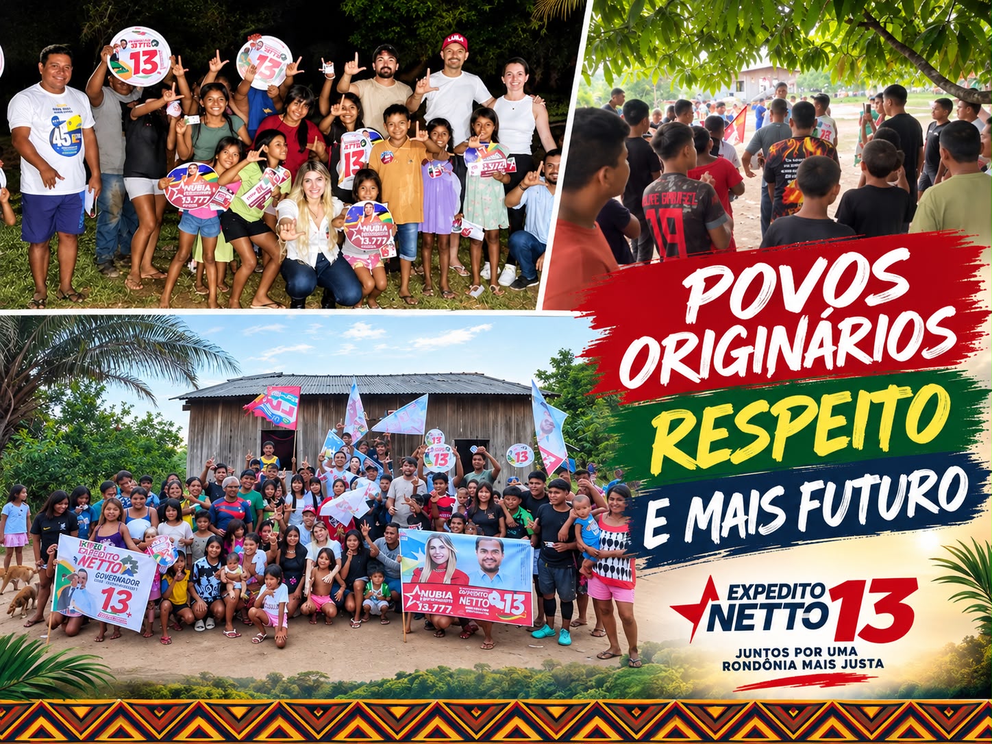 EXPEDITO NETTO: Candidato visita aldeias indígenas em Guajará-Mirim