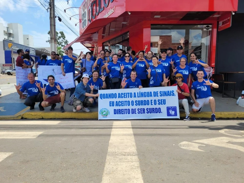 EM VILHENA: ASSURV promove passeata e panfletagem pelo Dia Nacional dos Surdos neste sábado