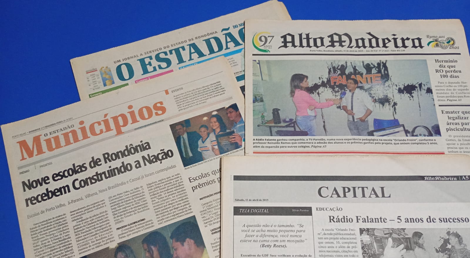 LEGADO: Rádio Falante ganha destaque na imprensa de Rondônia