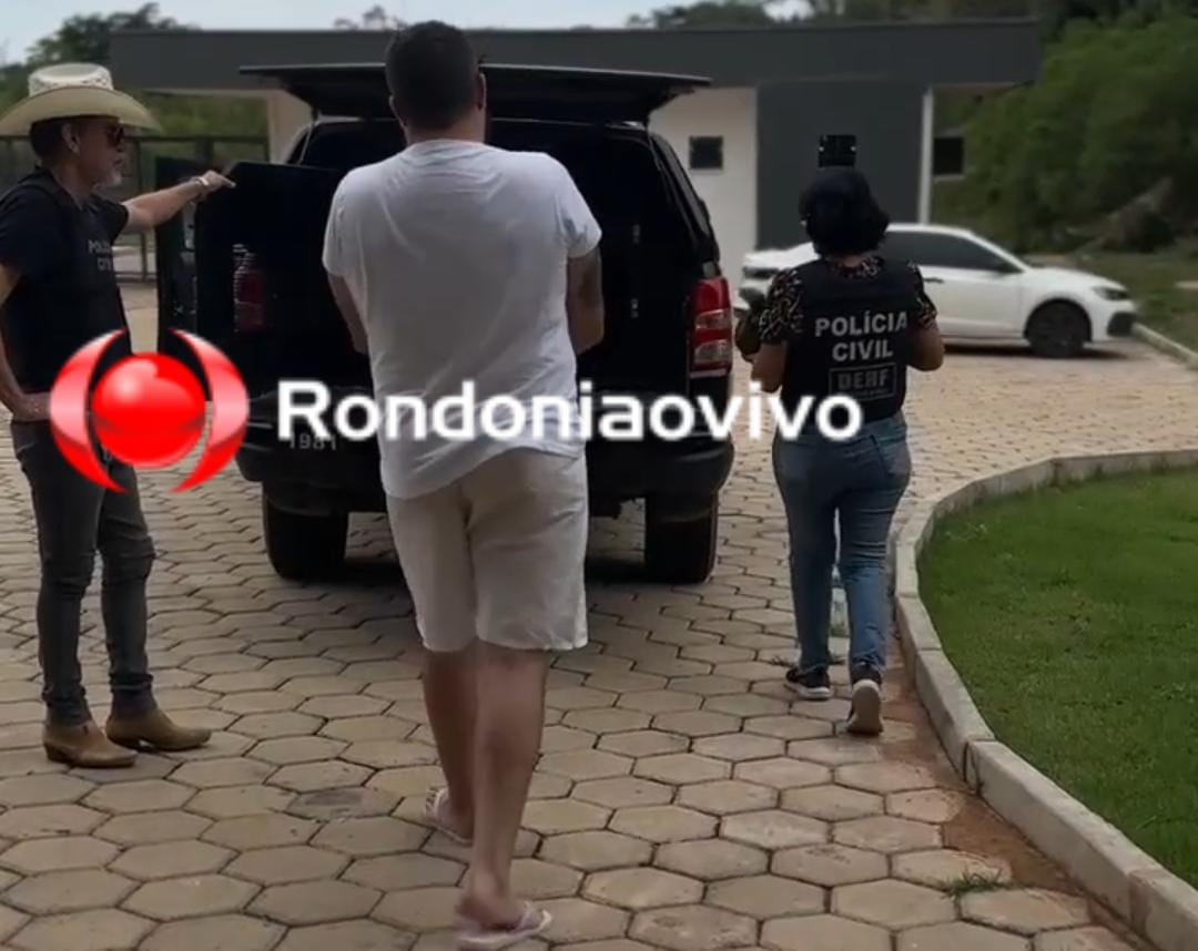 VÍDEO: Envolvido na morte de gerente do Sicoob é transferido para Porto Velho