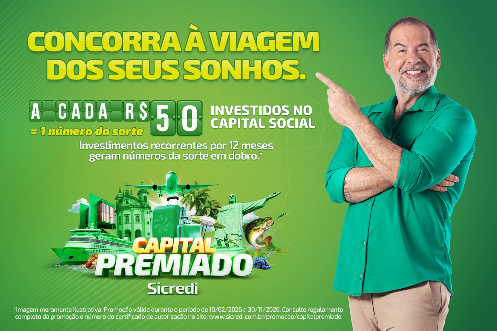 OPORTUNIDADE: Campanha Capital Premiado Sicredi 2026 entra na reta final