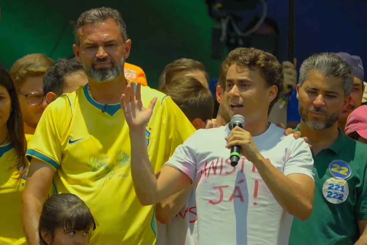 EM JI-PARANÁ: Bruno Scheid e Nikolas Ferreira levantam 'Fora Lula' e 'Fora Moraes'