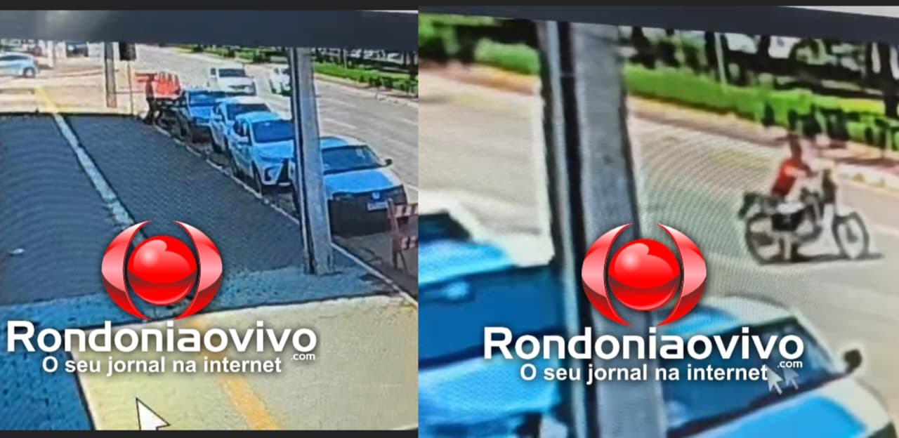 OUSADIA: Criminoso é filmado furtando moto em frente a Defensoria Pública do Estado