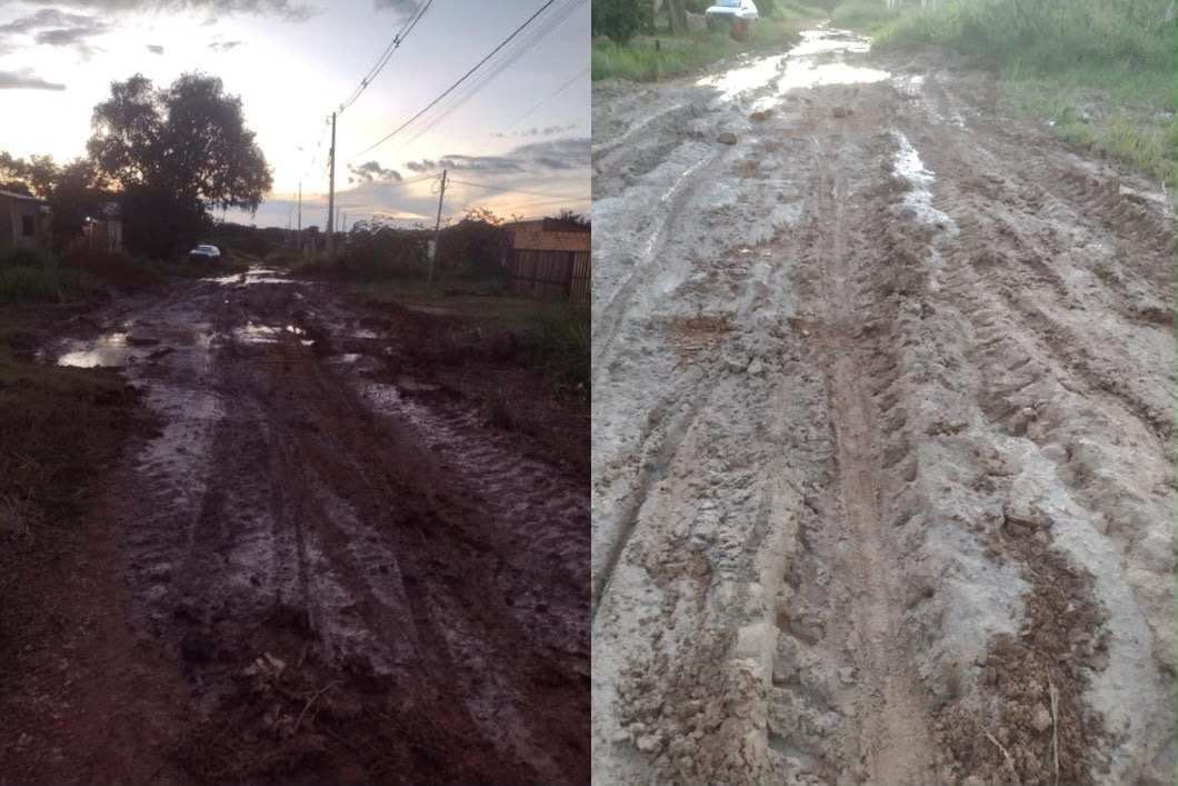 GEDEÃO NEGREIROS: Vereador solicita encascalhamento urgente na Rua Jardinópolis