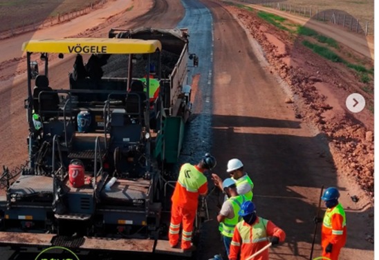 ASFALTAMENTO: Obras do acesso ao Porto Novo avançam em Porto Velho