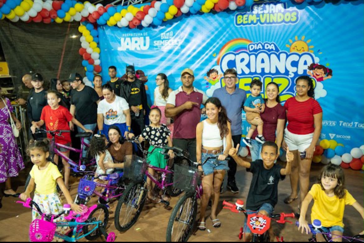 CRIANÇA FELIZ: Evento em Jaru reúne mais de 11 mil pessoas e bate recorde