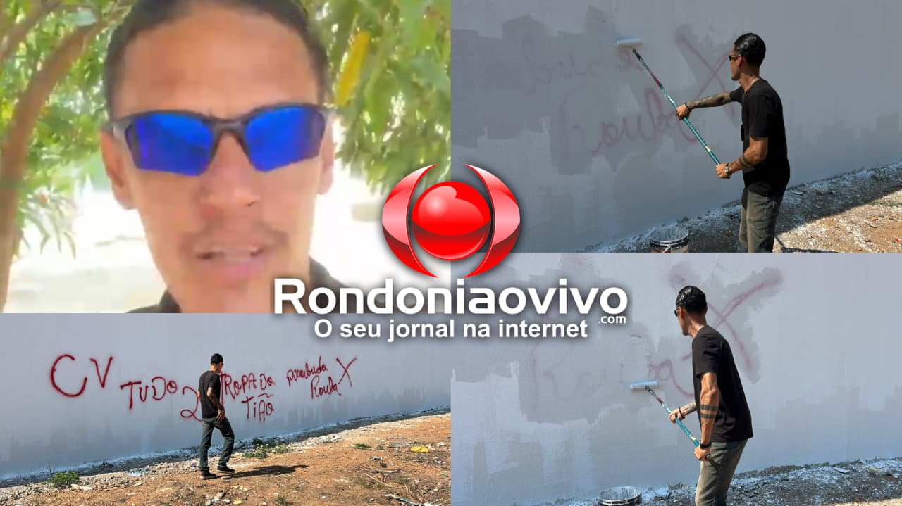 VÍDEO: Diretor da 'Casa dk Menor' é exonerado após pintar muro pichado por facção