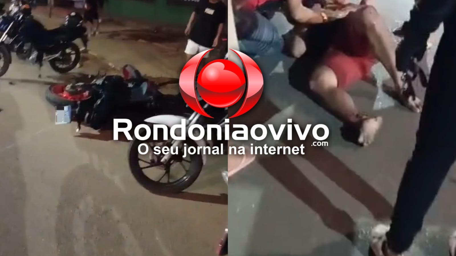 NA MAMORÉ: Condutor de carro foge após deixar motociclista ferido