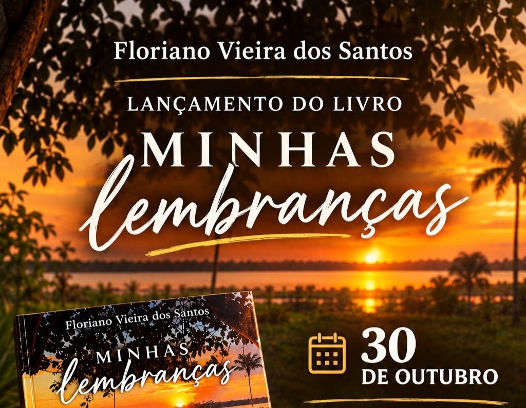 ‘MINHAS LEMBRANÇAS’: Escritor Floriano Vieira dos Santos lança livro em PVH