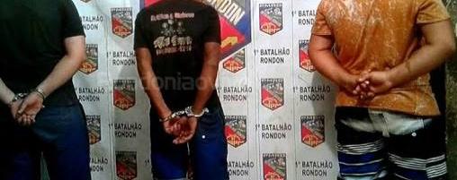 FLAGRANTE: Trio composto por foragido de Ariquemes é preso planejando roubos na capital
