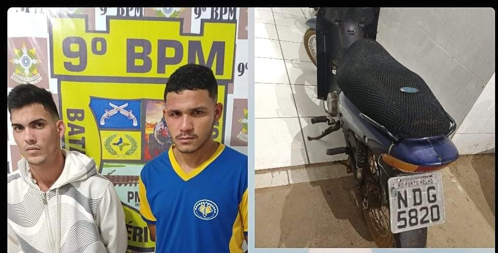 DELIVERY: Dupla é presa entregando droga em motocicleta na zona Sul