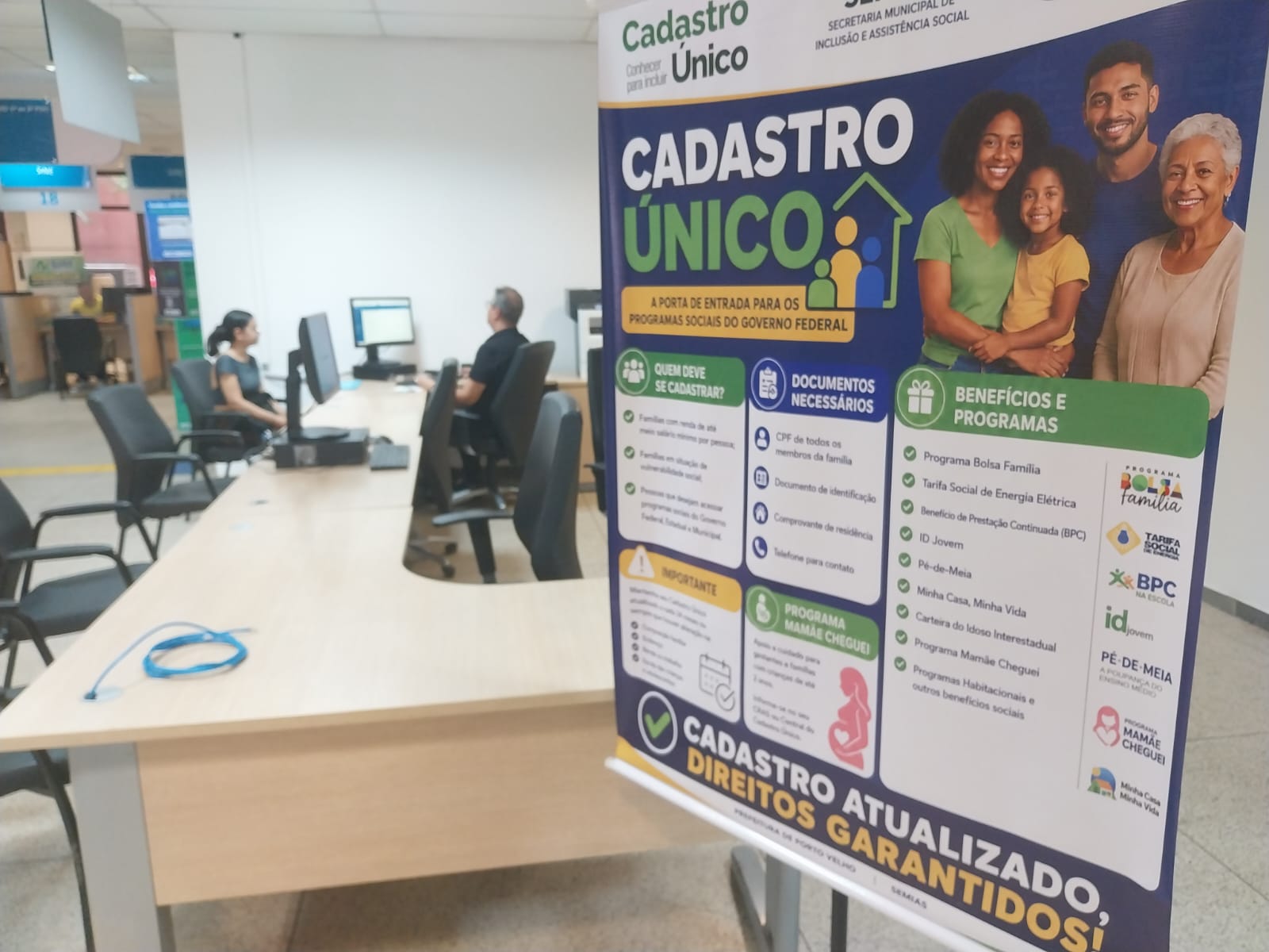 SERVIÇO: Atendimento do Cadastro Único será normalizado na segunda-feira (14)
