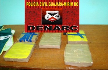 GUAJARÁ-MIRIM - Rapaz é preso com cinco quilos de cocaína dentro de Porto Clandestino