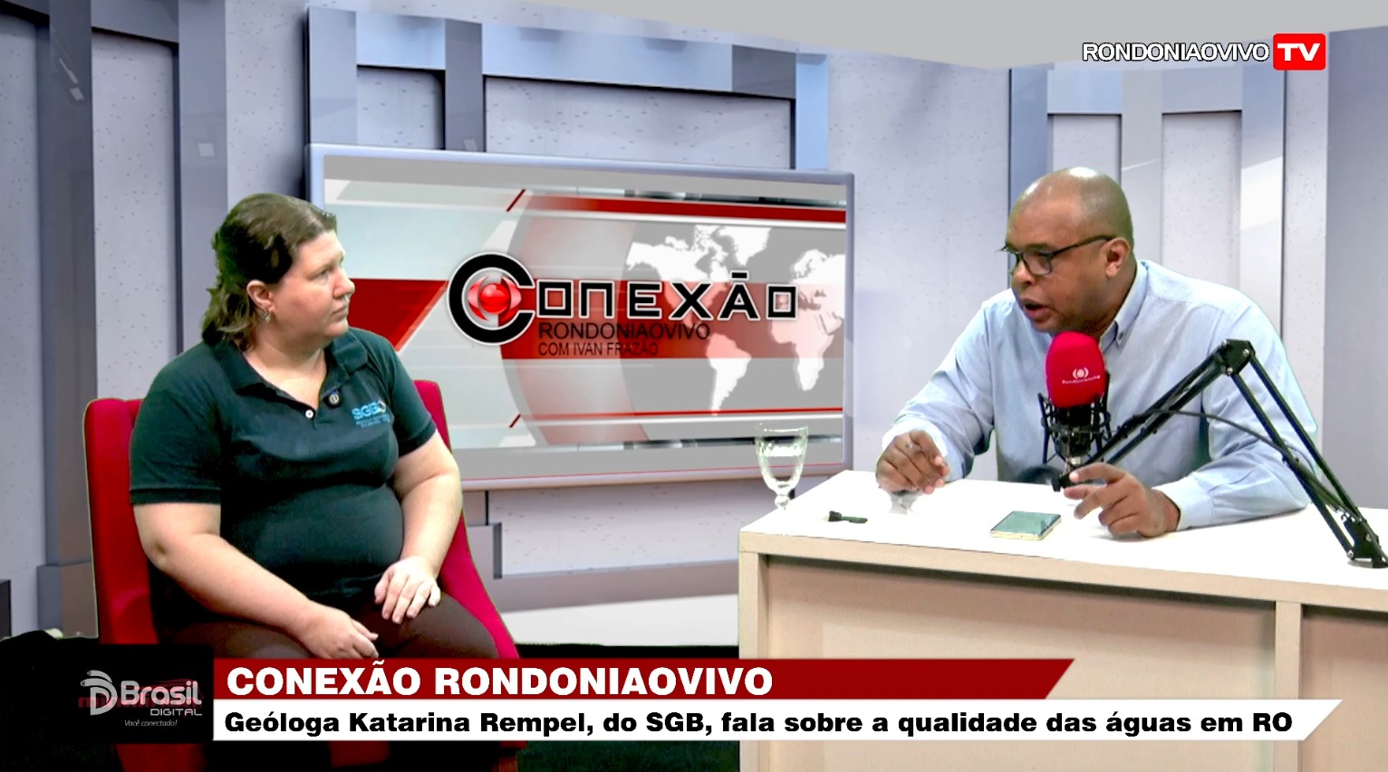 CONEXÃO RONDONIAOVIVO:  Geóloga Katarina Rempel, do SGB, fala sobre a qualidade das águas em RO