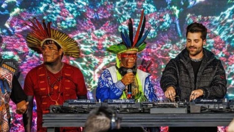 RECONHECIMENTO: Indígena do Acre participa do pré-lançamento do álbum de Alok nos Estados Unidos