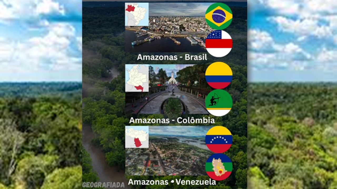 TRÊS AMAZONAS: Estados com o mesmo nome em países diferentes revelam a ampla Amazônia