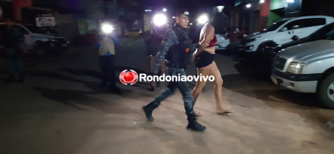 COMPARSA FUGIU: Garota é presa escondida em matagal após furto de motocicleta