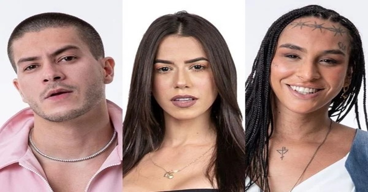BBB22: Arthur Aguiar, Larissa e Lina disputam o paredão desta semana