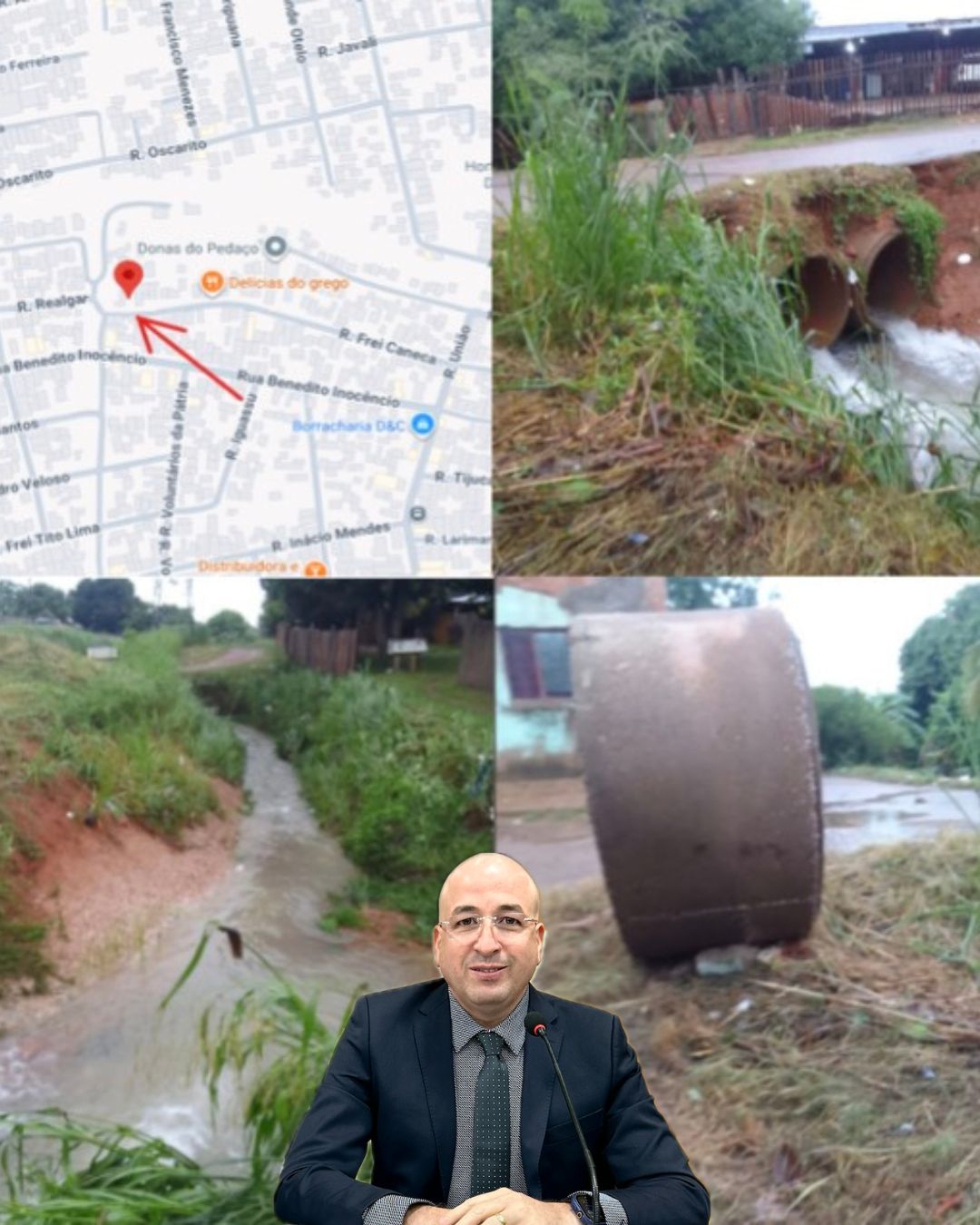 GEDEÃO NEGREIROS: Vereador cobra obras de drenagem e nivelamento no Bairro Socialista