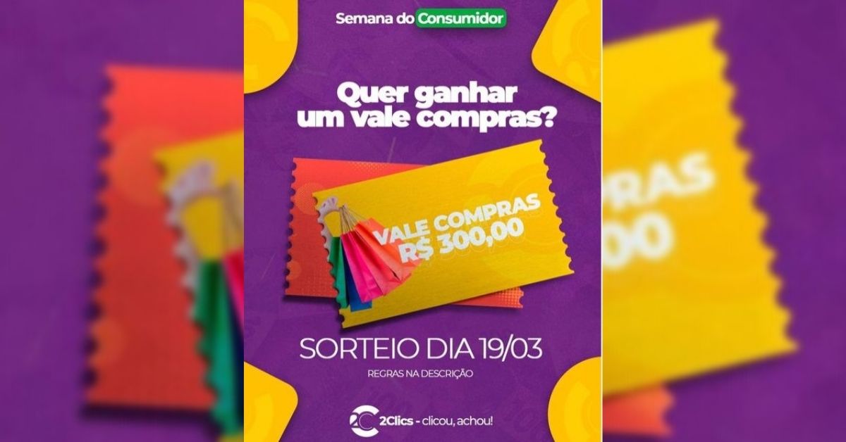 NOVIDADES: Aplicativo 2Clics chega a Porto Velho e sorteia vale-compras