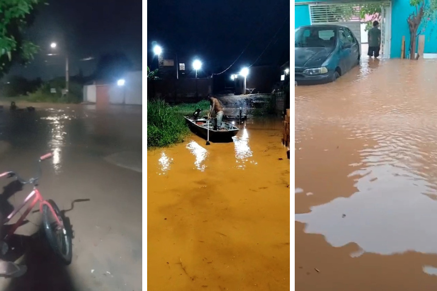 TRANSTORNO: Temporais alagam várias regiões de Porto Velho 
