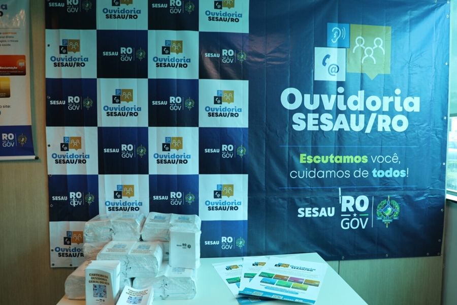 TRANSPARÊNCIA E ACESSIBILIDADE: Unidades de saúde de RO recebem cartilha da Ouvidoria do SUS