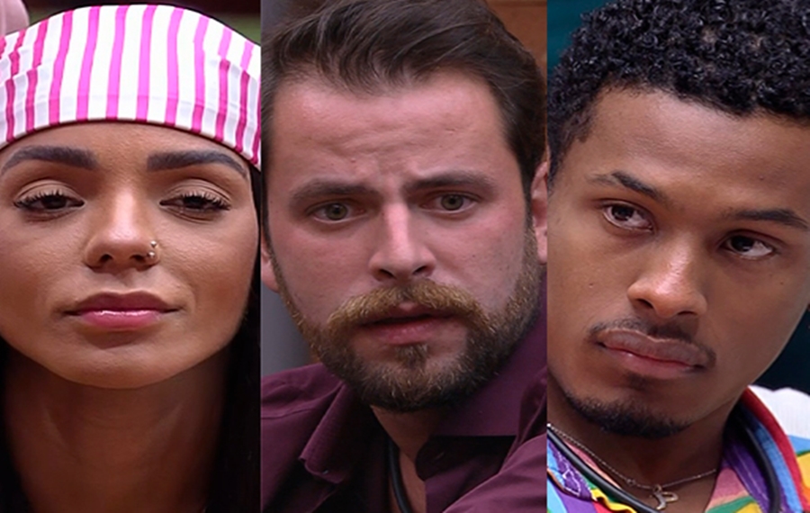 BBB22: Brunna, Gustavo e Paulo André se enfrentam no paredão desta semana