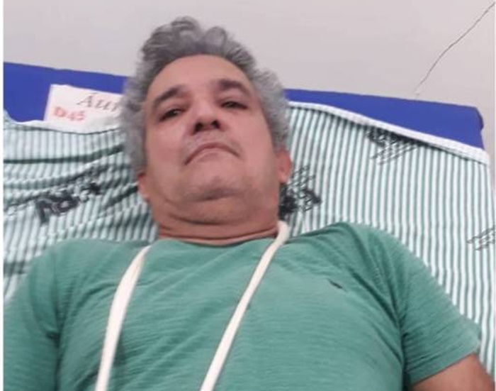 ACIDENTE: Homem que caiu de moto precisa de ajuda para custear cirurgia