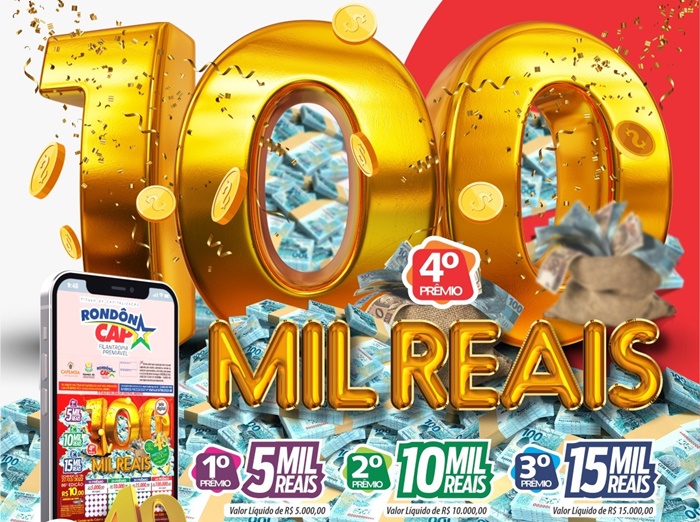 RONDONCAP: Premiação especial para fechar o mês com o bolso cheio de grana