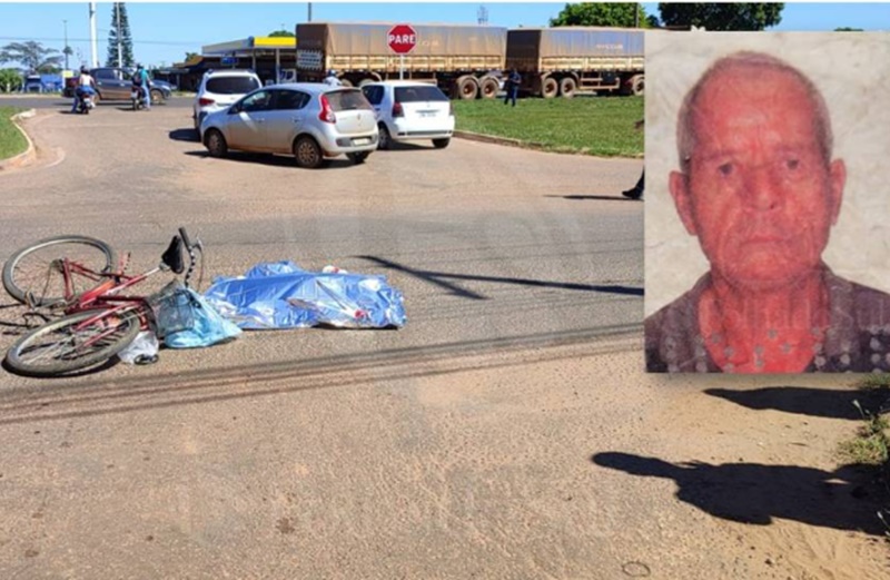 TRAGÉDIA: Idoso morre após ser atropelado por carreta na BR-364