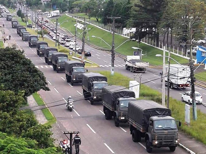 SOS RS: Comboio do Exército parte hoje de SP com 200 toneladas de doações