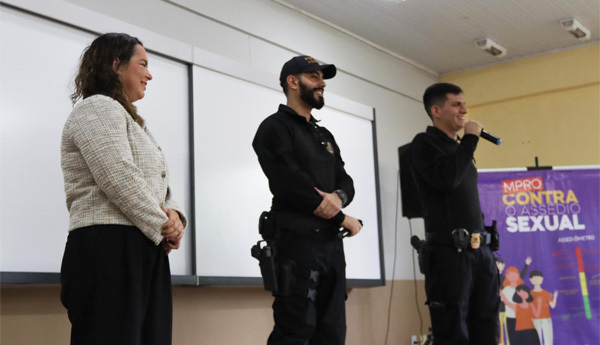 MPRO E PF: Projeto 'Maria da Penha vai à Escola' é levado a alunos da rede pública de Porto Velho