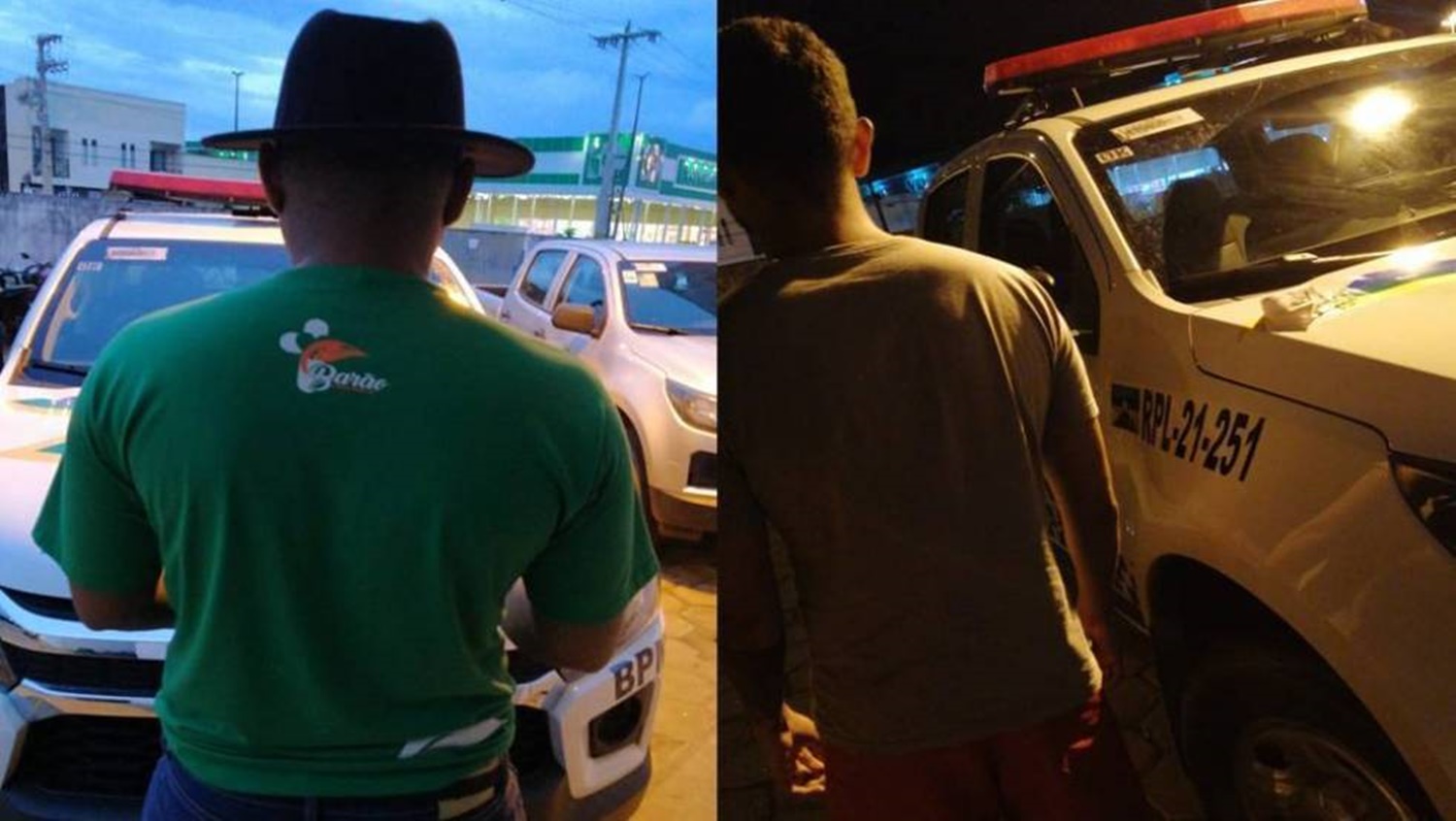 CURIOSO: Homem com mandado de prisão é preso ao parar para ver ação da Polícia Militar