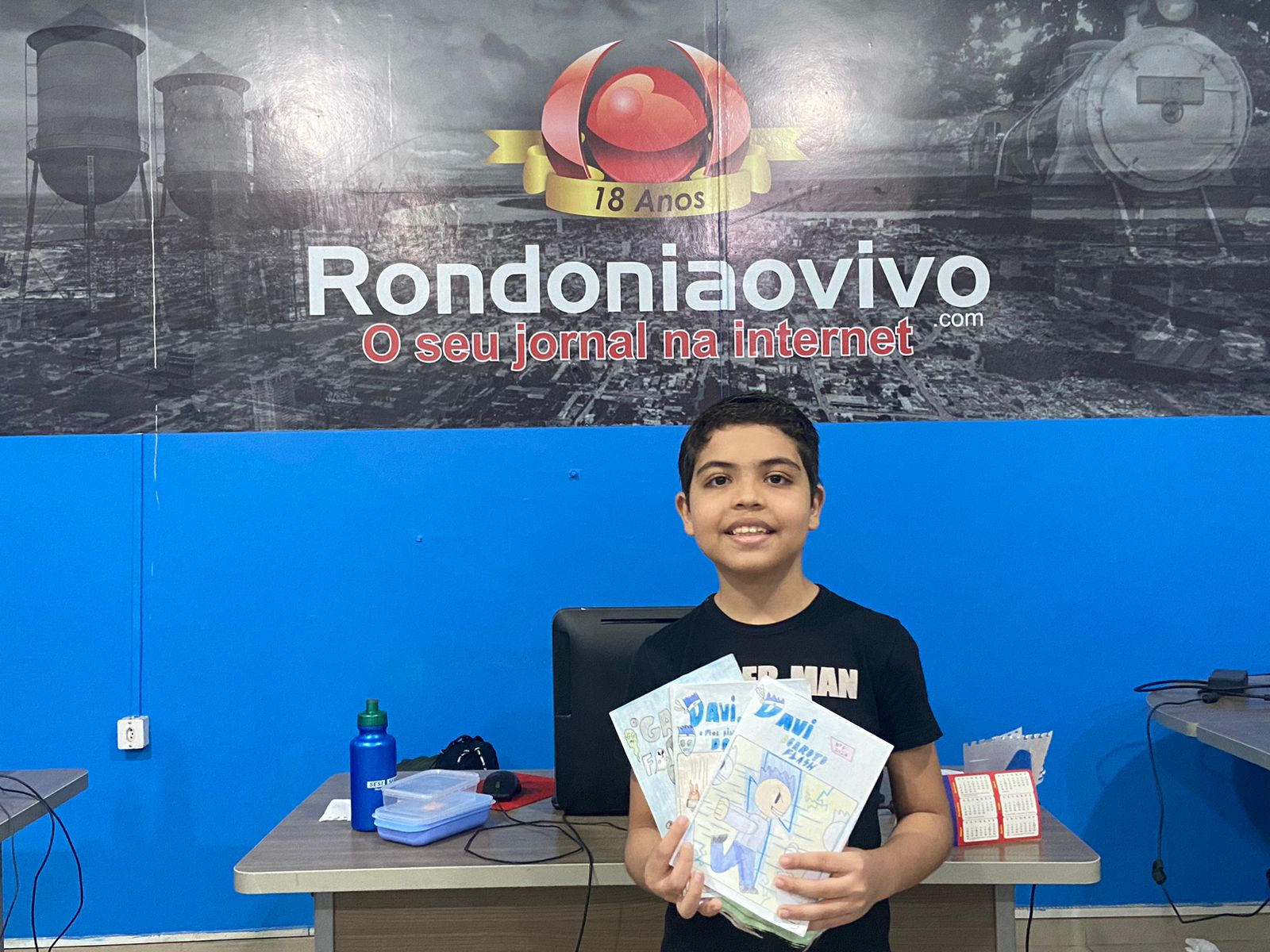 HQs: Jovem quadrinista rondoniense cria histórias que misturam cotidiano e ficção
