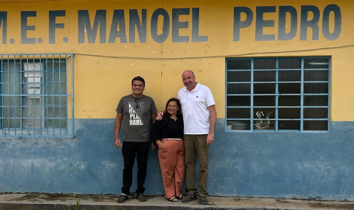 GEDEÃO NEGREIROS: Vereador realiza visita institucional à Escola Rural Manoel Pedro Pereira