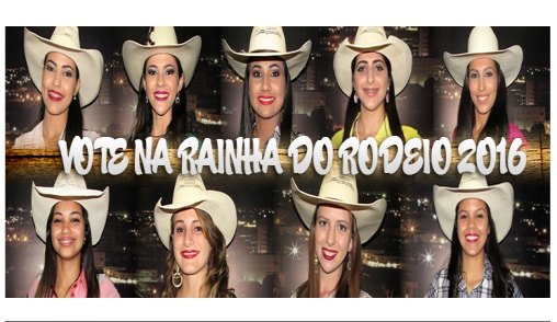 Vote na Rainha do Rodeio 2016 de Candeias do Jamari
