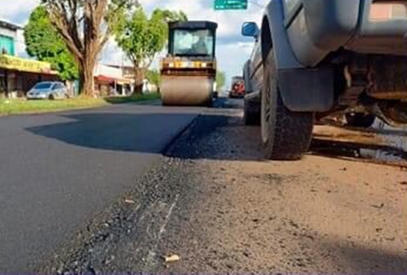 VEREADOR: Pedido de recapeamento da avenida Guaporé feito por Marcelo Reis é atendido
