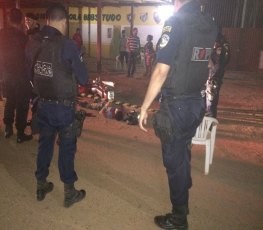 Suspeito ameaça atirar em policial na frente de 'casa de forró' e acaba baleado