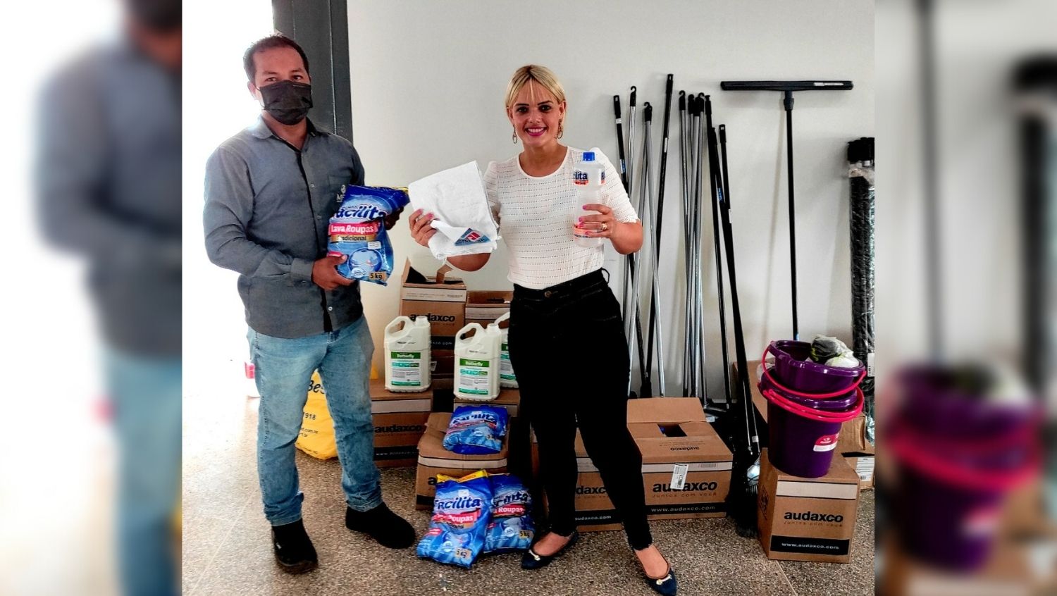 LIMPEZA: MFM faz doações para famílias afetadas pelas chuvas em Cacoal