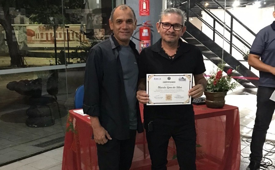 RECONHECIMENTO: Artista plástico Eliardo Lima é homenageado na Casa de Cultura Ivan Marrocos