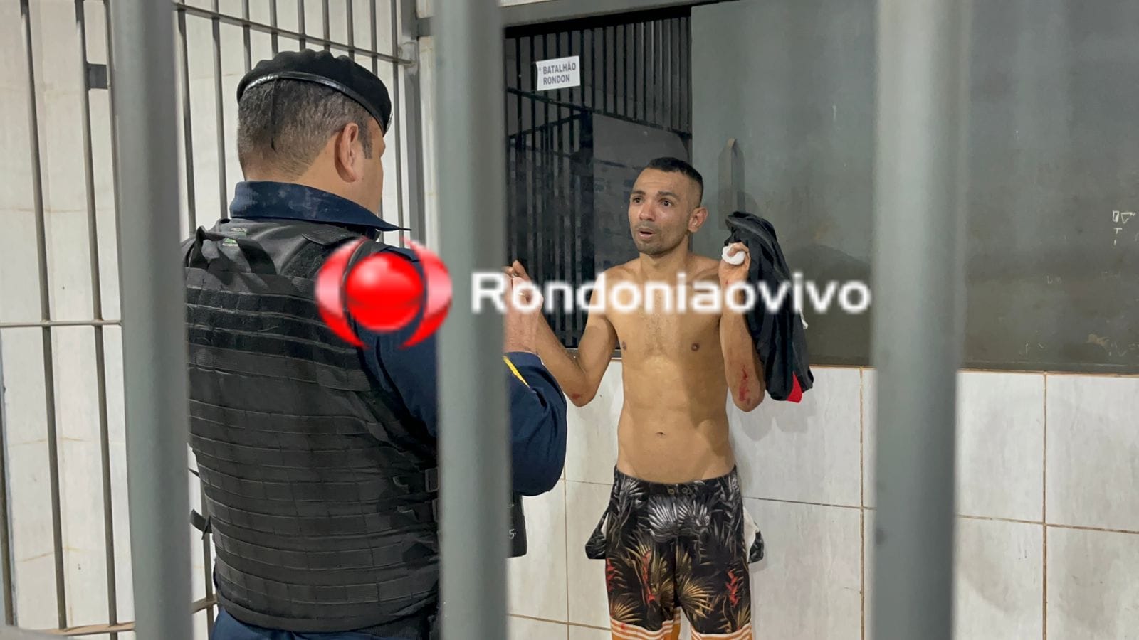 LEVOU SURRA: Populares espancam homem acusado de furto em posto de combustíveis 